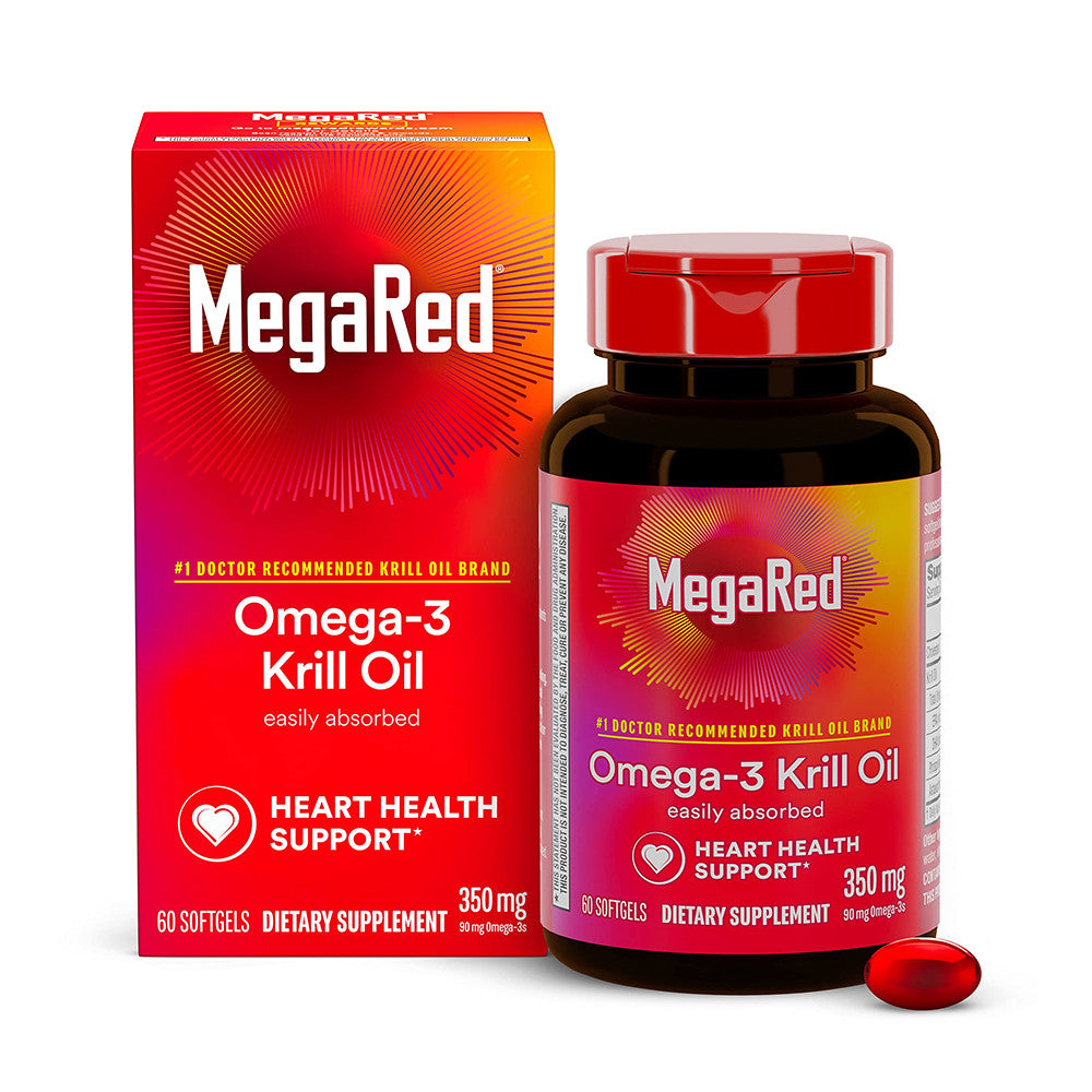 Schiff Megared Omega 3 Krill Oil 300 Mg Softgels, 60 Ea
